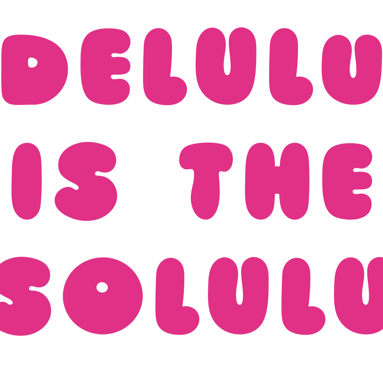 Delulu is the solulu again Hoodie