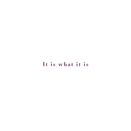 It is what it is Hoodie