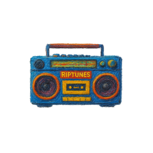 Riptunes Boombox t-shirt